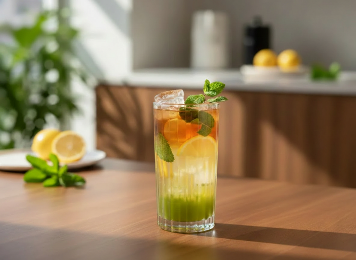 Apple Melon Mint Tea Refresher