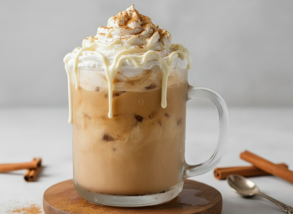 Iced Cinnamon Bun Latte