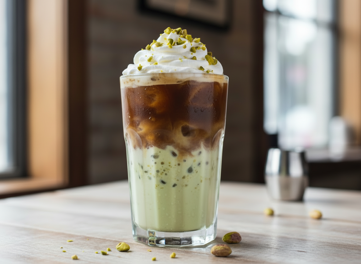 Pistachio Iced Coffee