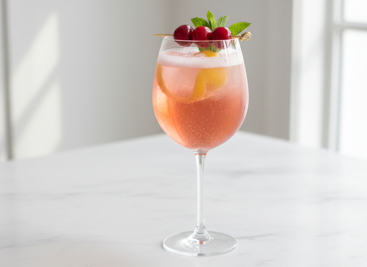 Yuzu Cherry Spritz