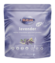 SloJo Lavender White Chocolate Powder, 2 lb retail bag (7 count)
