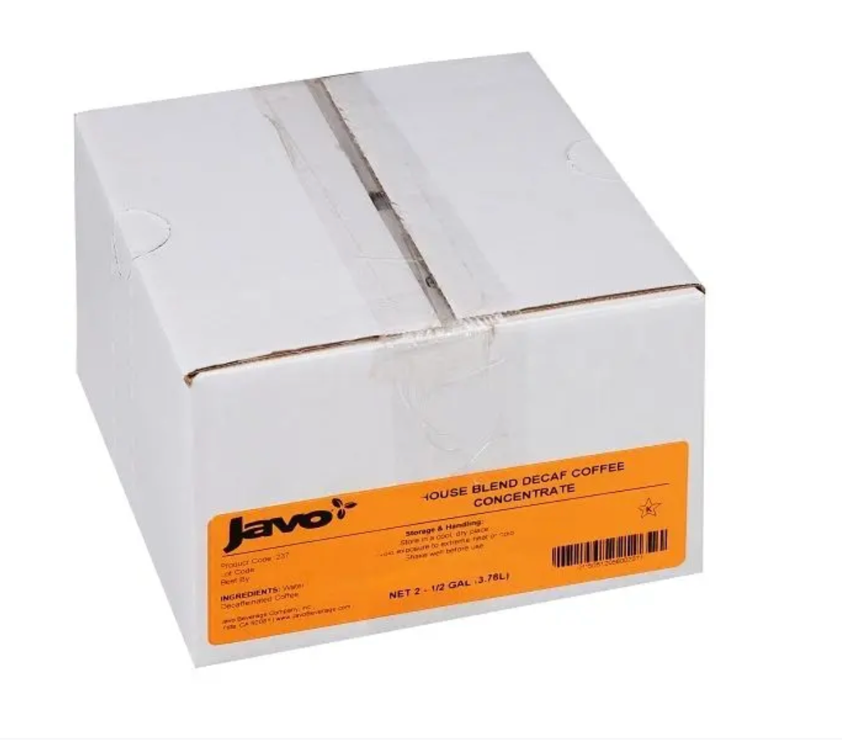 House Blend Decaf BIB Coffee, 1/2 gallon (2 count)