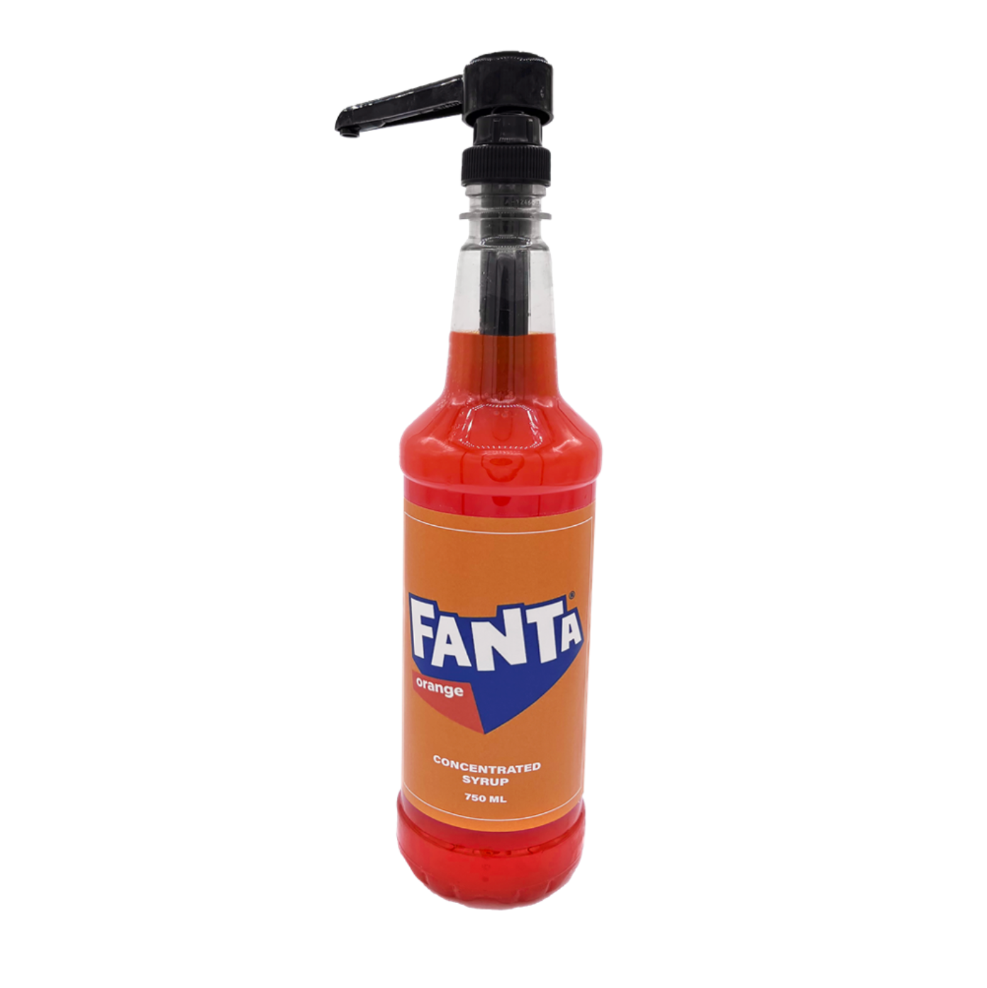 Sample of Fanta Pumpable Syrup