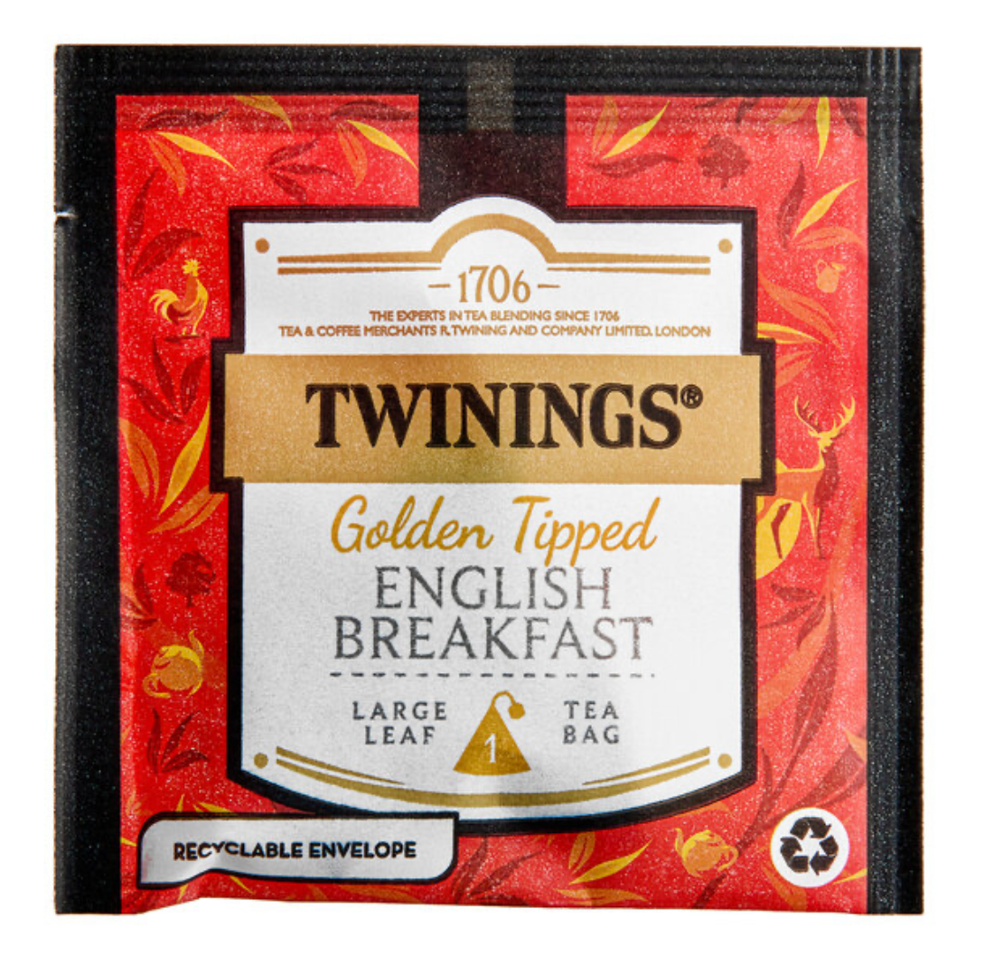 Twinings Platinum Golden Tipped English Breakfast Tea 100ct