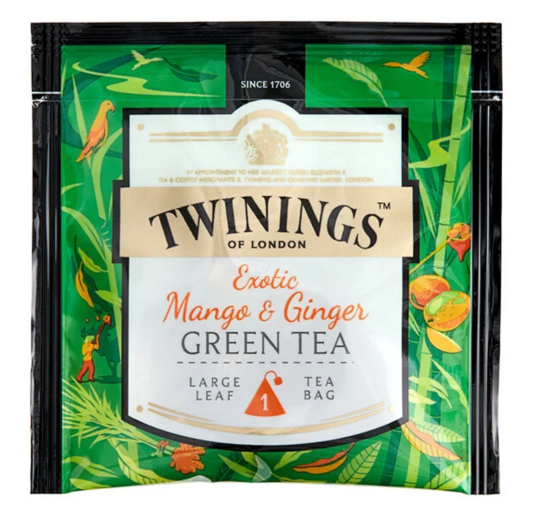 Twinings Platinum Green Exotic Mango & Ginger Tea 100ct