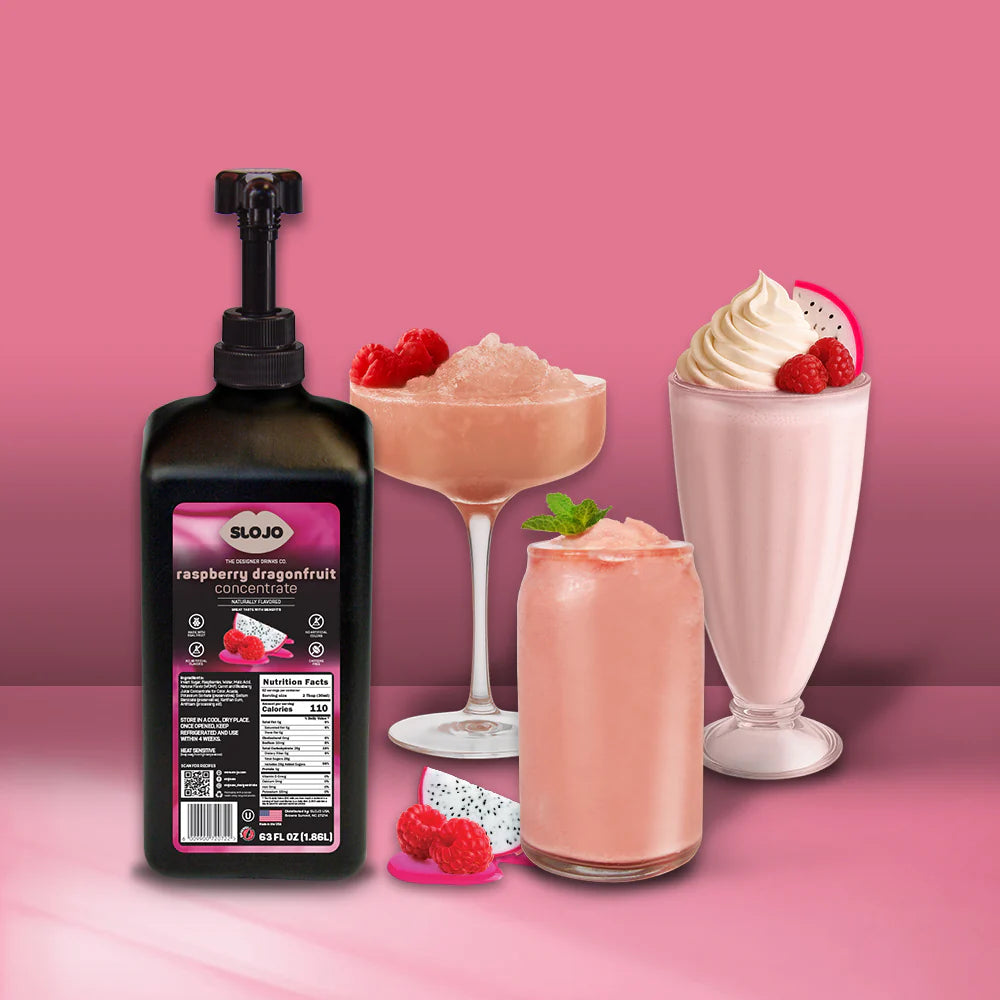 SloJo Raspberry Dragon Fruit Concentrate