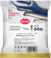 SloJo Pistachio White Chocolate Powder, 2.2 lb bag (8 count)