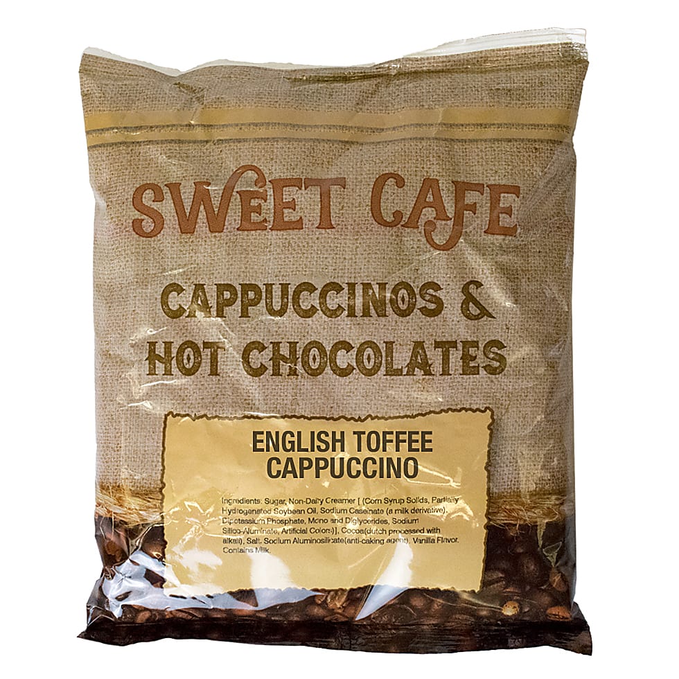 Sweet Cafe English Toffee Cappuccino, 2 lb bag (6 count)